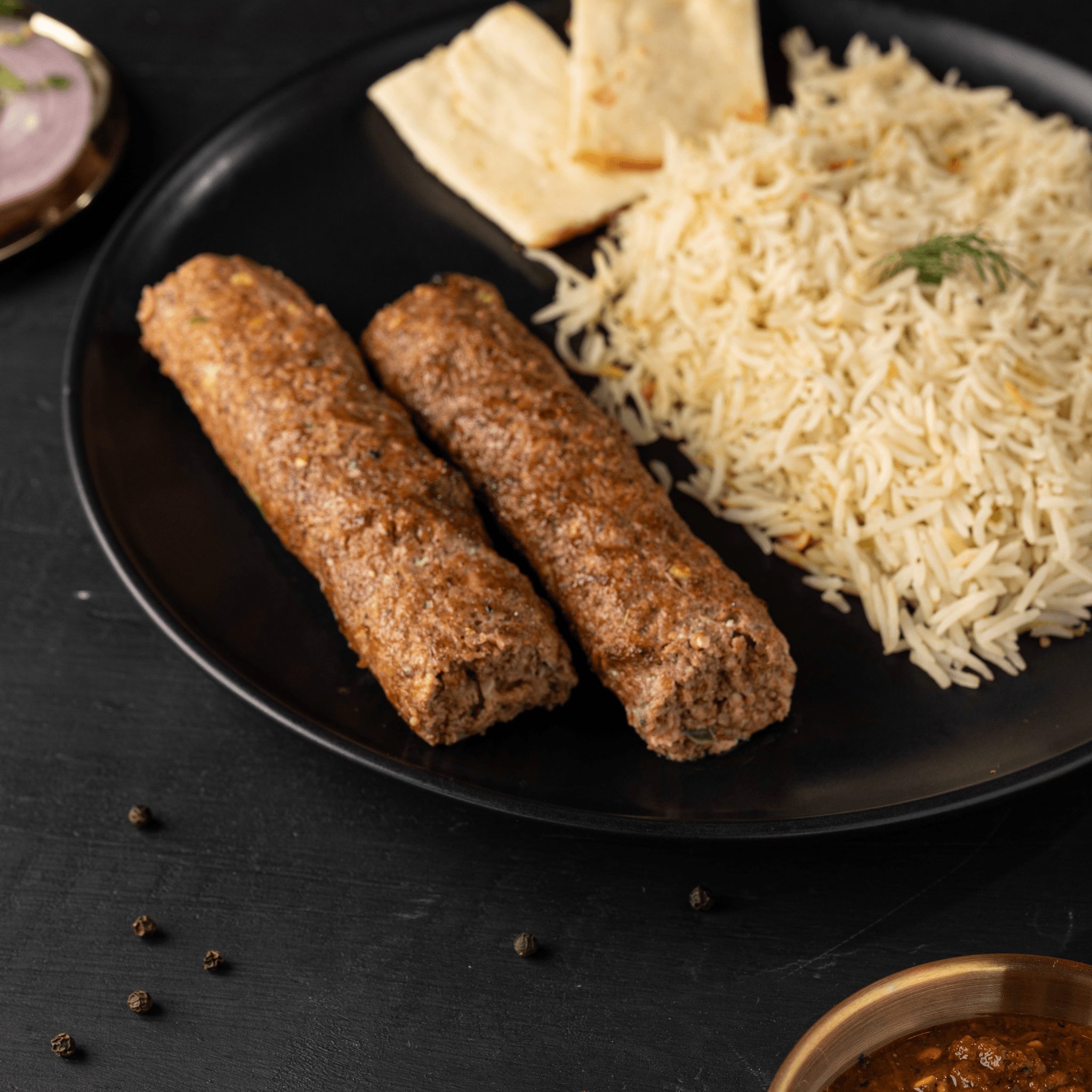 Chicken Seekh Kabab.