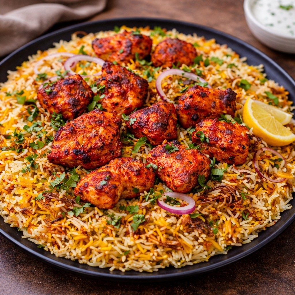 Chicken Tikka Biryani.